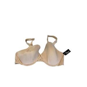 Paramour Beige Full Coverage Bra 42DD Adjustable Padded Cups
